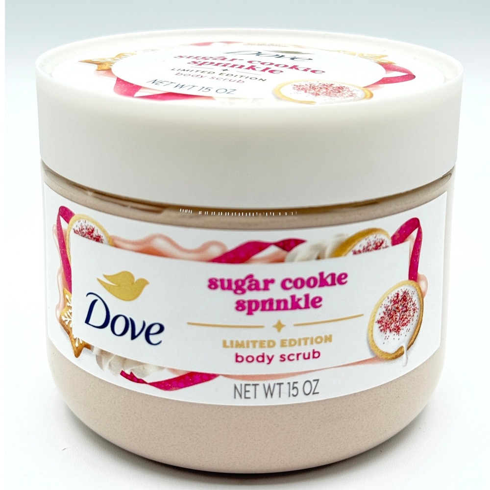 Dove Limited Edition Sugar Cookie Sprinkle Moisturizing Body Scrub 15 Oz